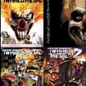 Twisted Metal 1-2 Black Metal Y Metal Black 4 En Uno Ps3